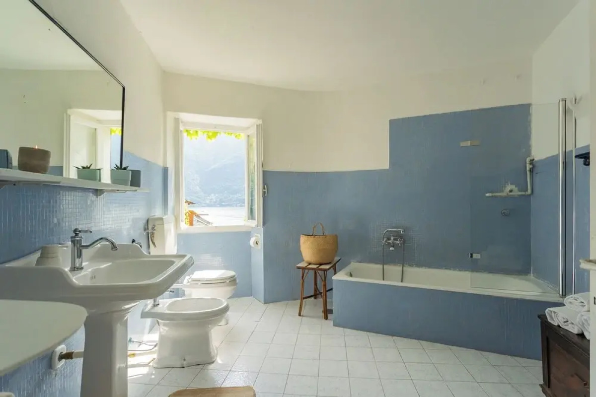 Terrace on Orrido di Nesso Waterfall