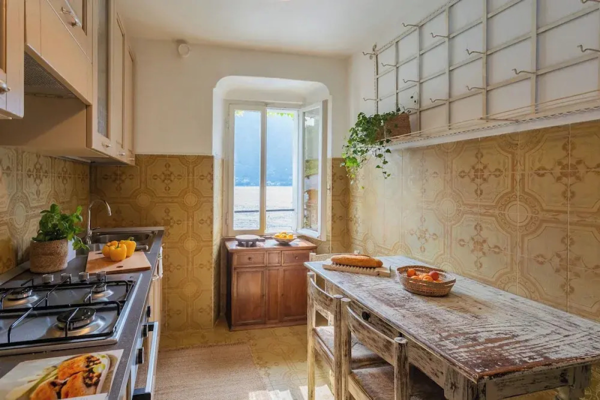 Terrace on Orrido di Nesso Waterfall