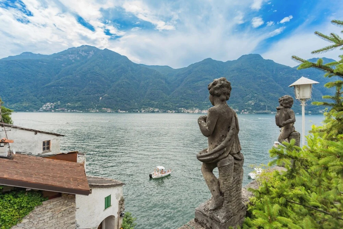 Terrace on Orrido di Nesso Waterfall