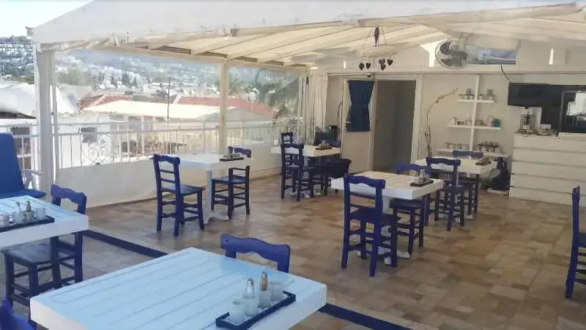 White and Blue Bodrum