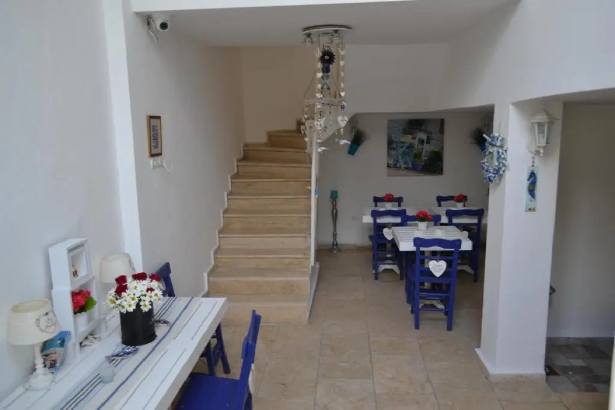 White and Blue Bodrum