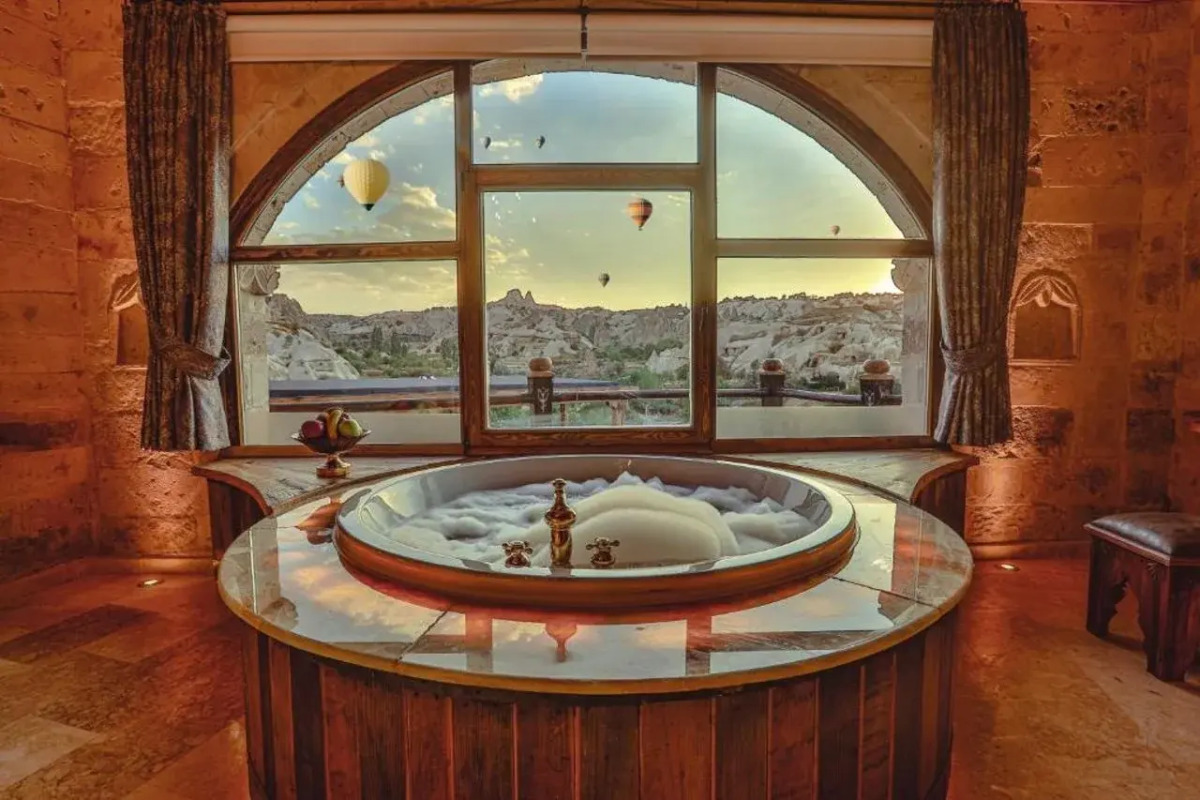Отель Şah Saray Cave Suites Halal