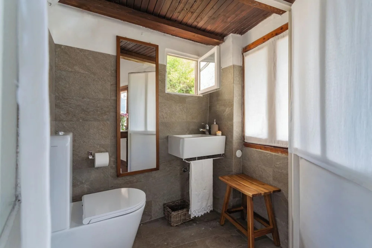 Terrace on Orrido di Nesso Waterfall