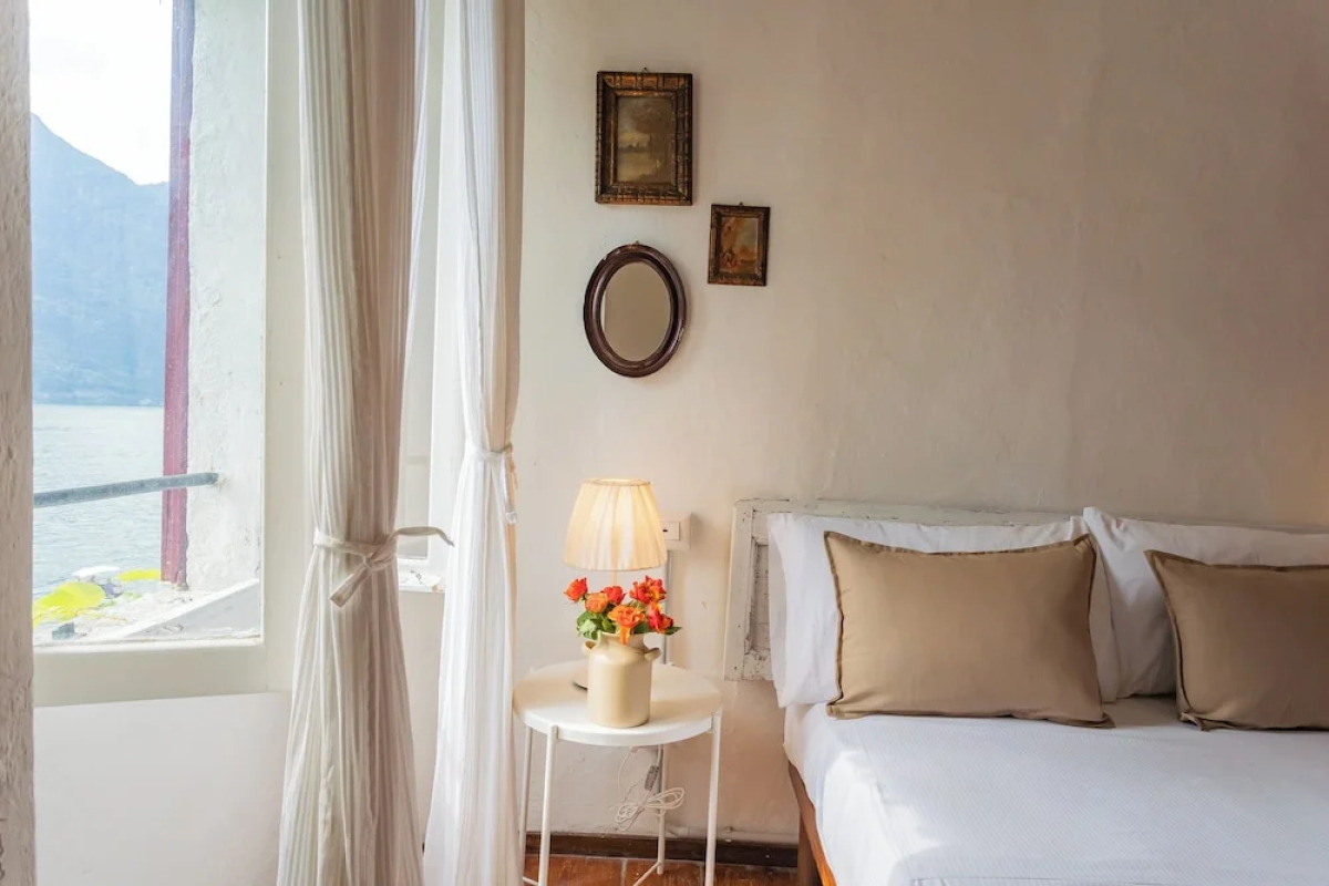 Terrace on Orrido di Nesso Waterfall