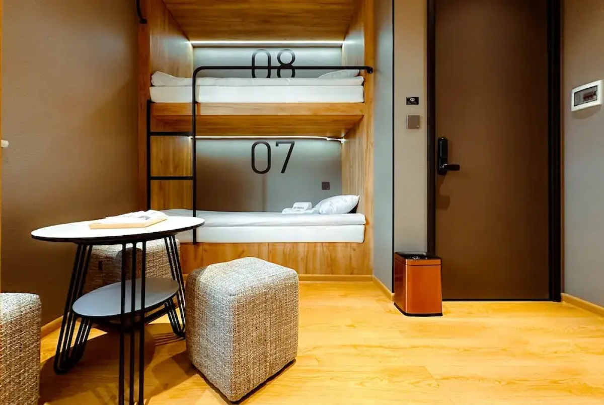 UBPOD capsule hotel in Mongolia