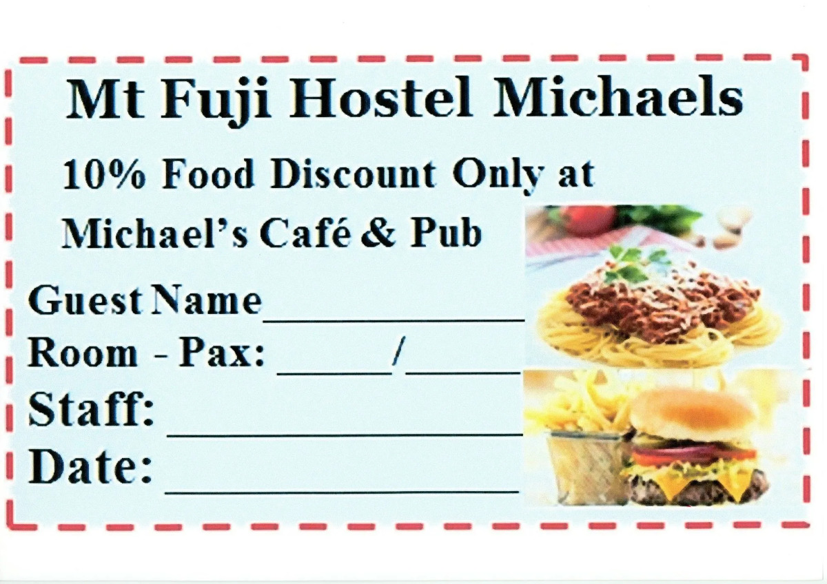 Mt Fuji Hostel Michael's