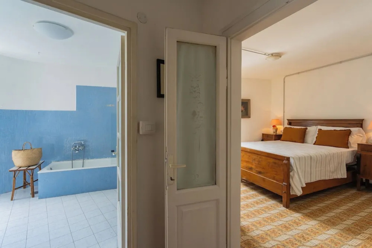 Terrace on Orrido di Nesso Waterfall