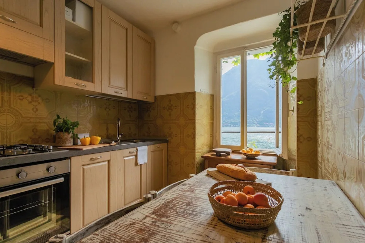 Terrace on Orrido di Nesso Waterfall