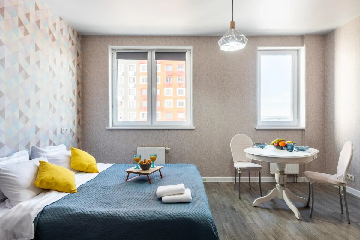 Sunmarine apartments (Санмарин апартментс) на улице Анны Ахматовой