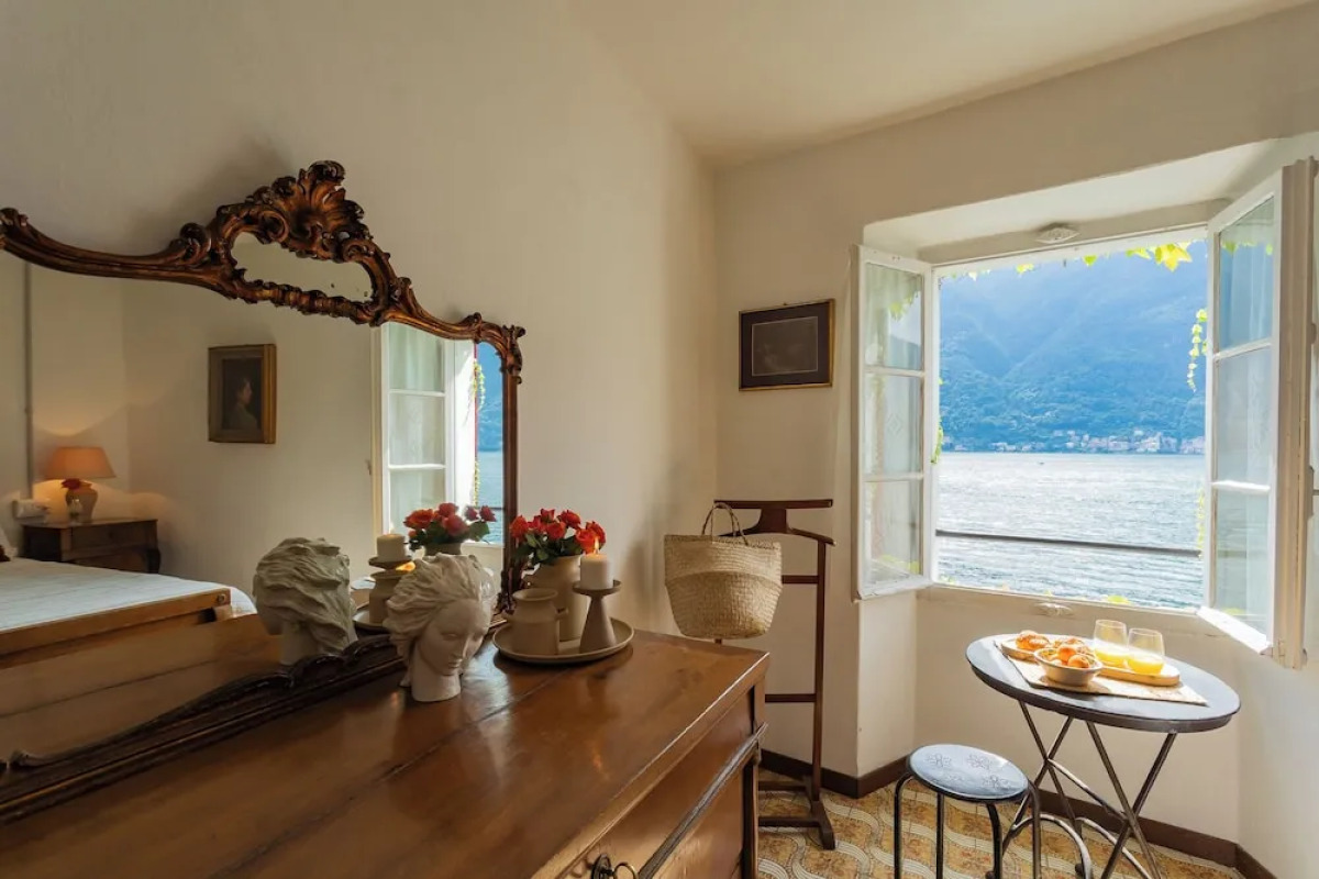 Terrace on Orrido di Nesso Waterfall