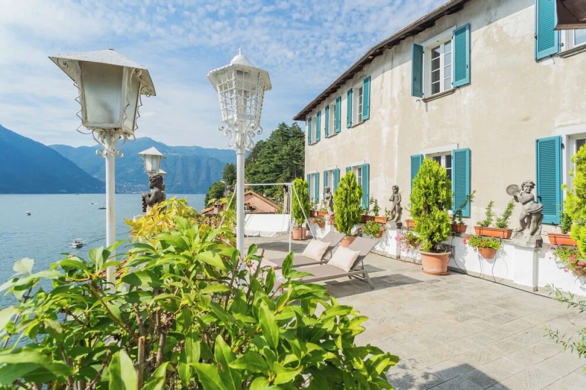 Terrace on Orrido di Nesso Waterfall