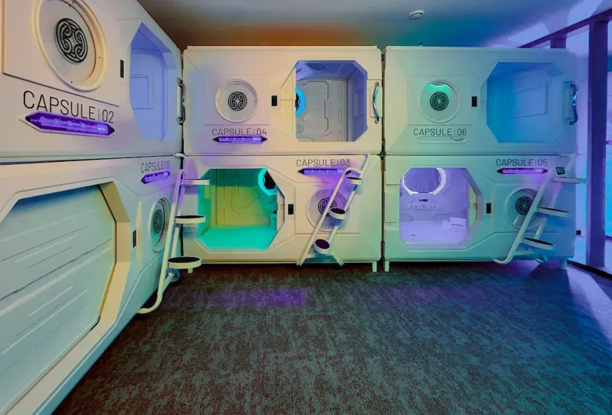 UBPOD capsule hotel in Mongolia