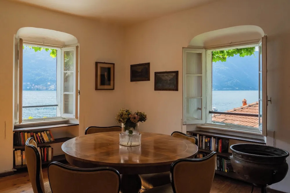 Terrace on Orrido di Nesso Waterfall