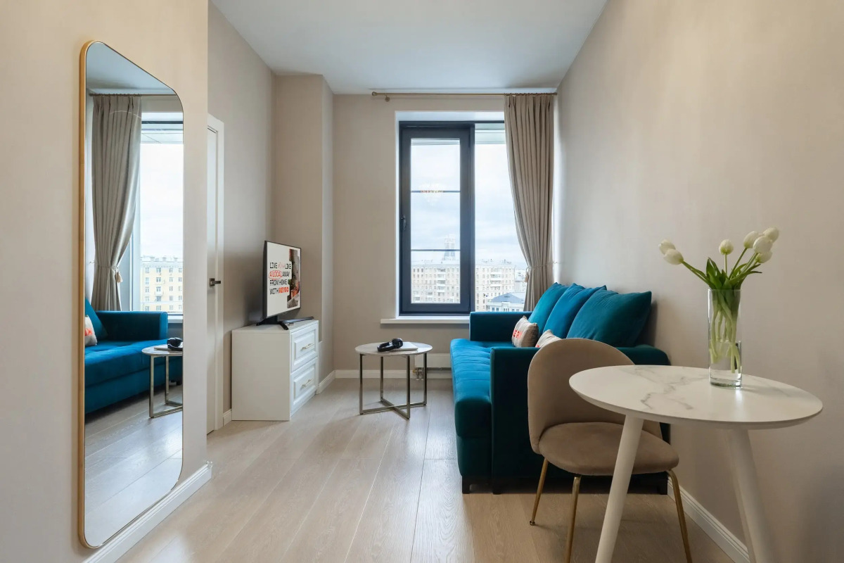 Апартаменты с 1 спальней KeyGo 1046 рядом с метро Автозаводская