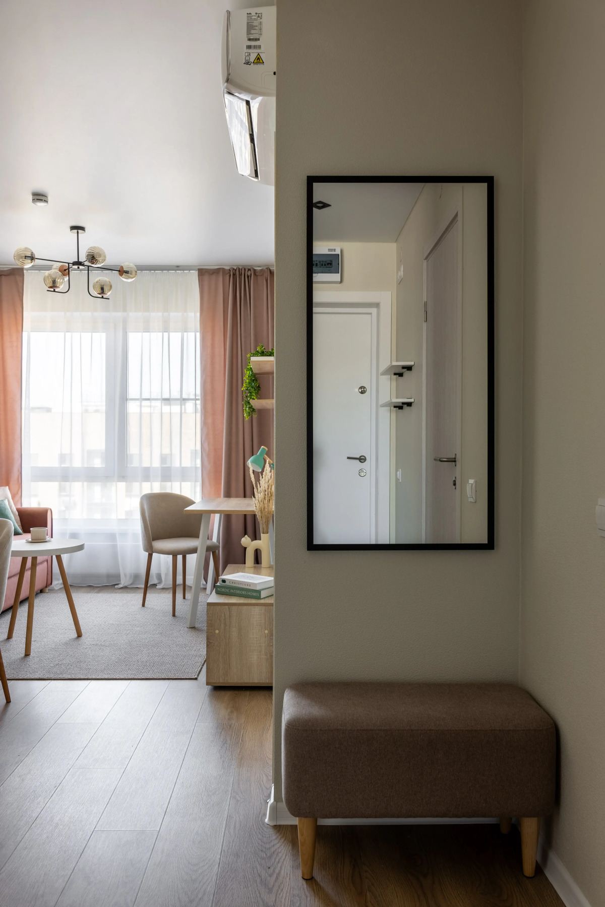 Квартира Персиковая Евродвушка