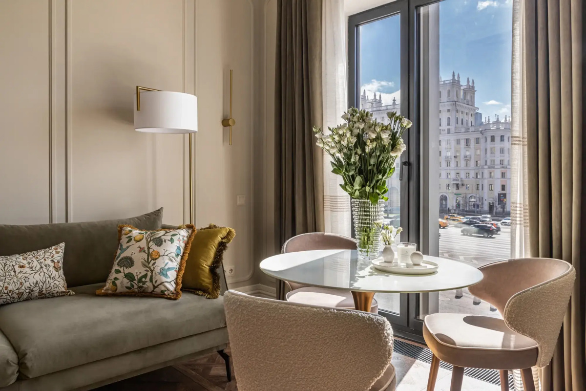 Квартира Moscow Deluxe Apartments Grand Residence SLAVA