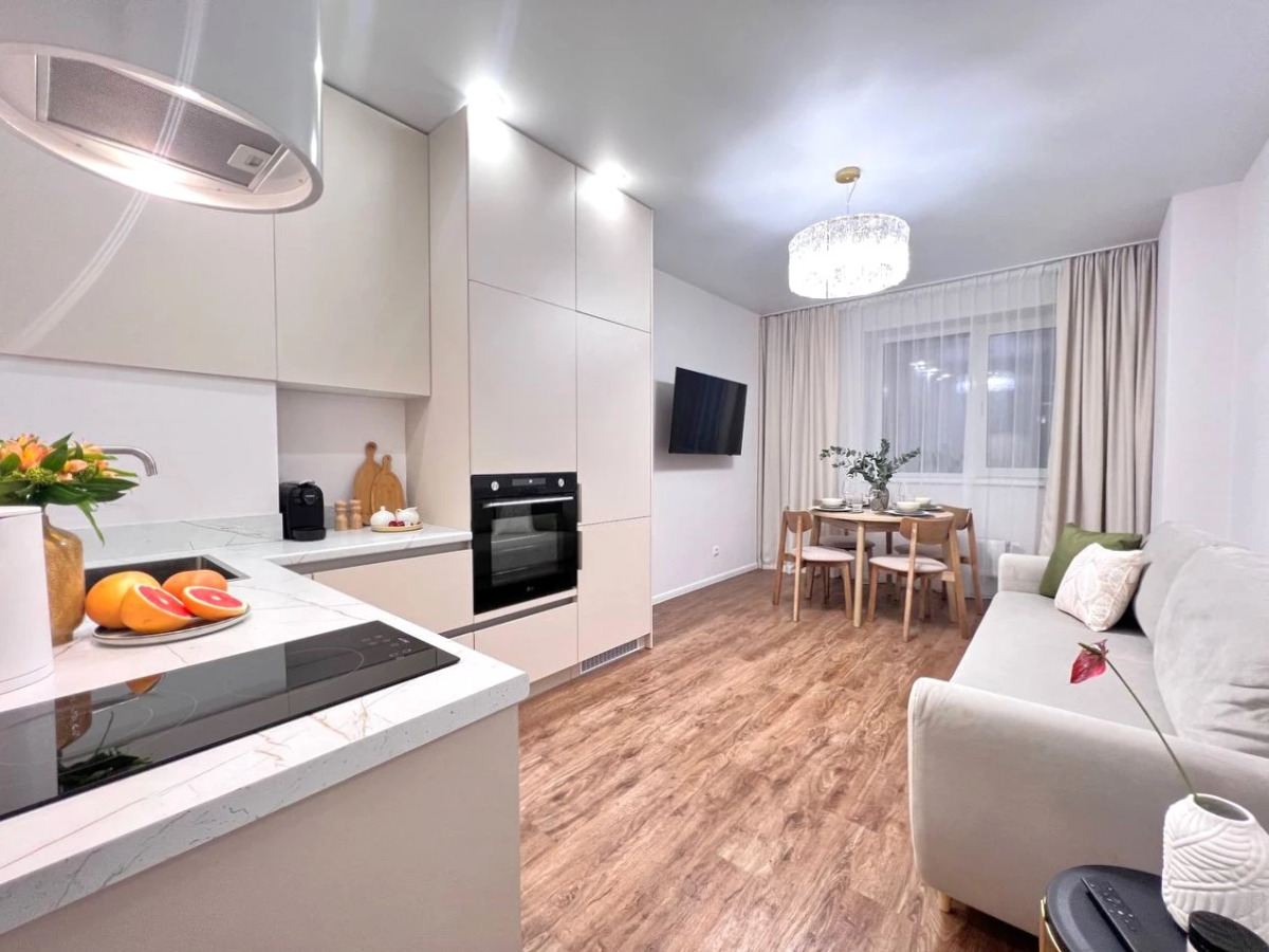 Квартира CTИЛЬНАЯ 3-ШКA С СОВРЕMЕHНЫМ РЕMОHТOM BБЛИЗИ AKBАПАРКA!