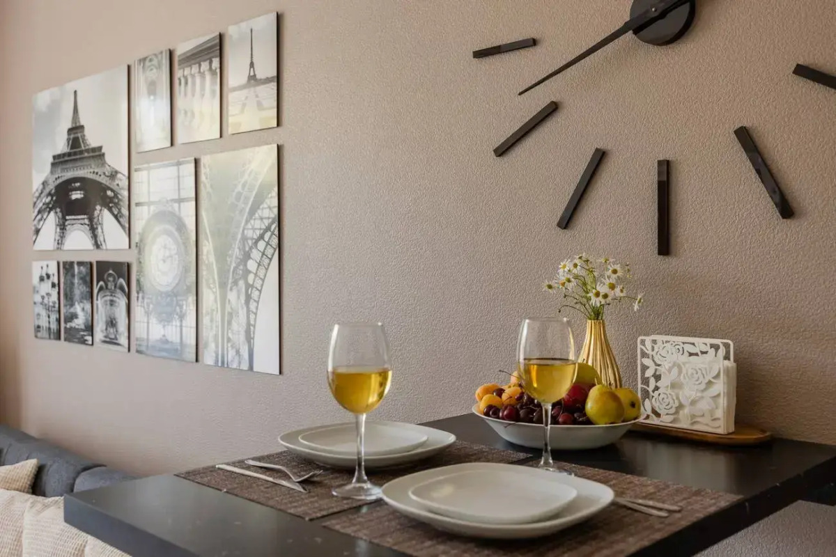 Апартаменты Prudius Apart с балконом у залива