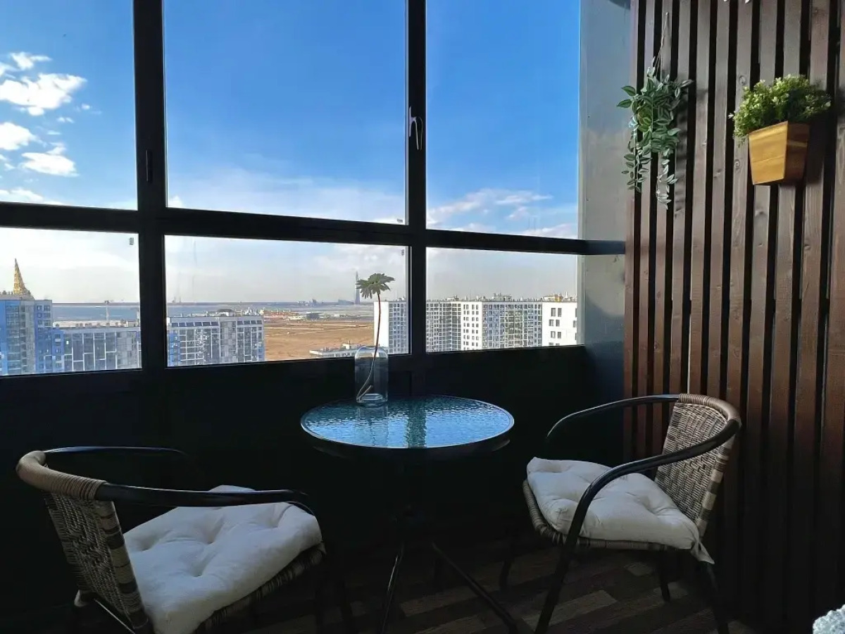 Апартаменты с Балконом и Видом на Море Морской Фасад