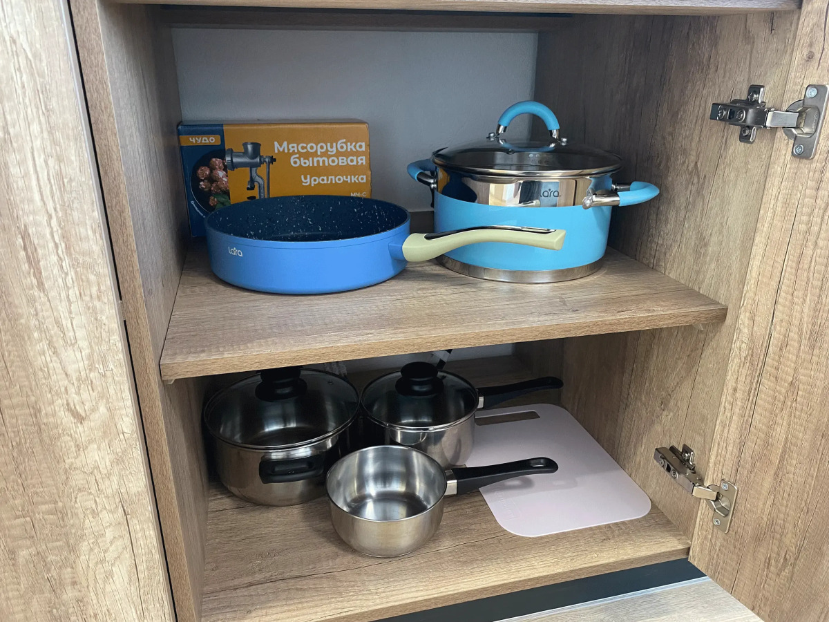 Квартира 1-к., 38,6 м², 2 кровати