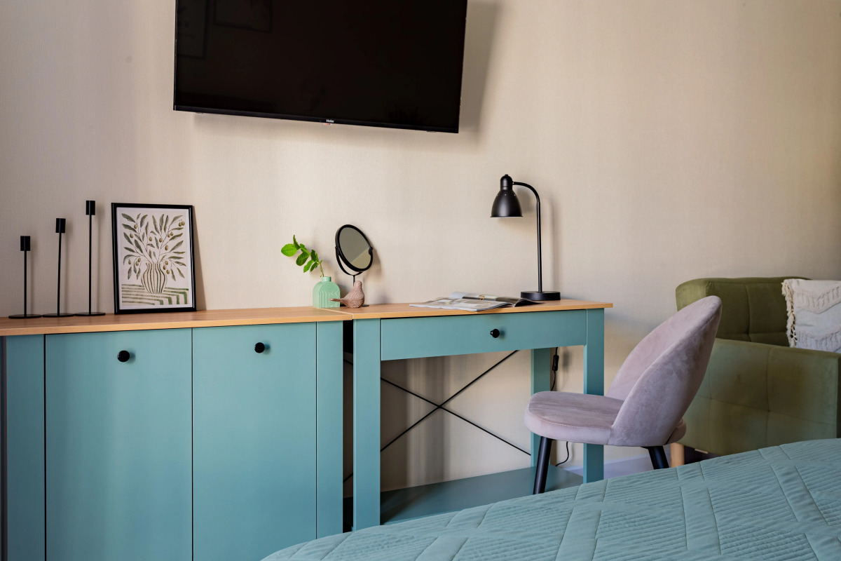 Апартаменты Бирюза УК Атмосфера с видом на горы