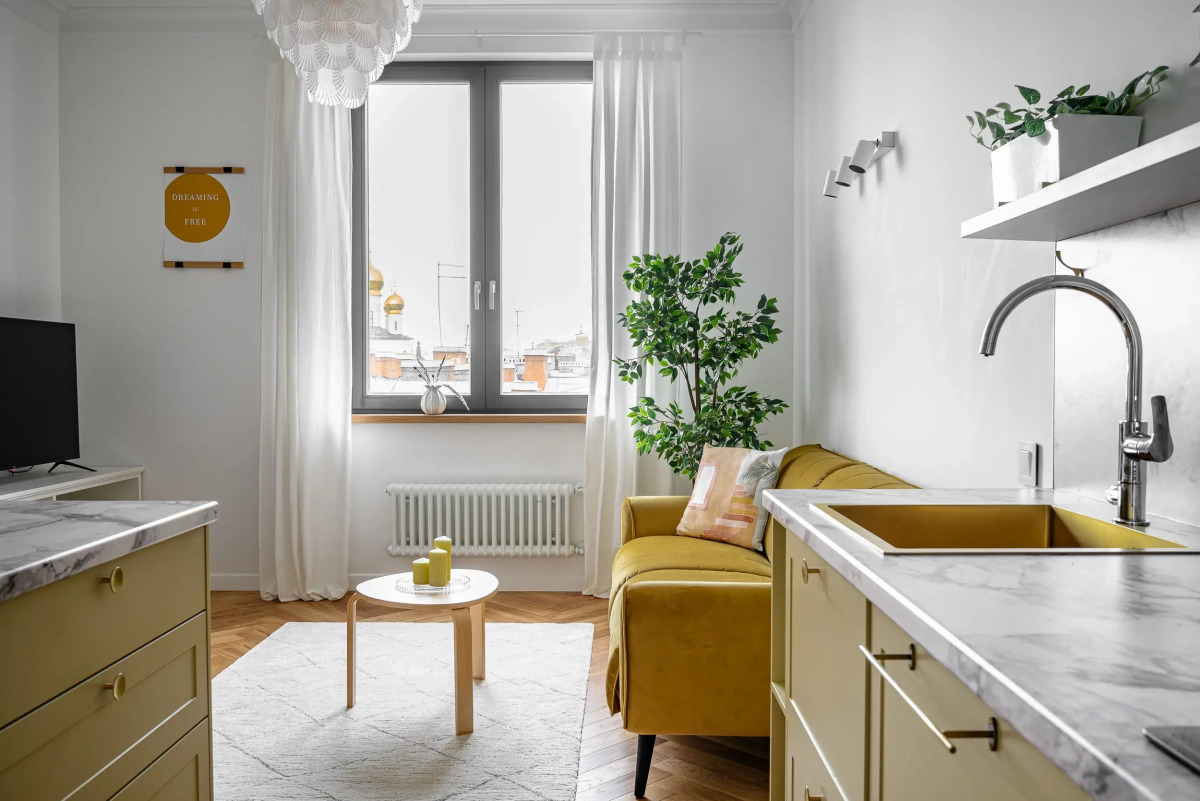 Апартаменты LetYourFlat Marble 1 Cпальня