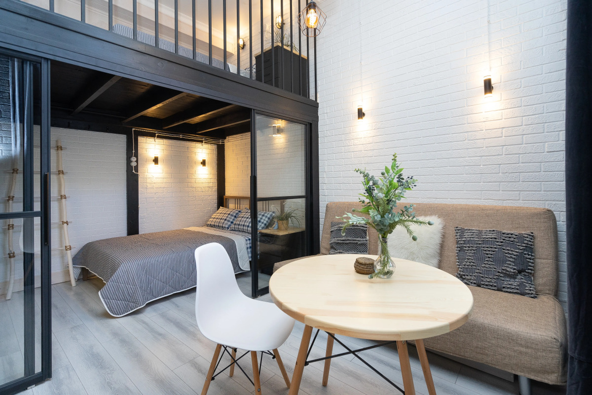 Квартира с Сауной, Камином и Кондиционером Лофт Центр Кремль Казань