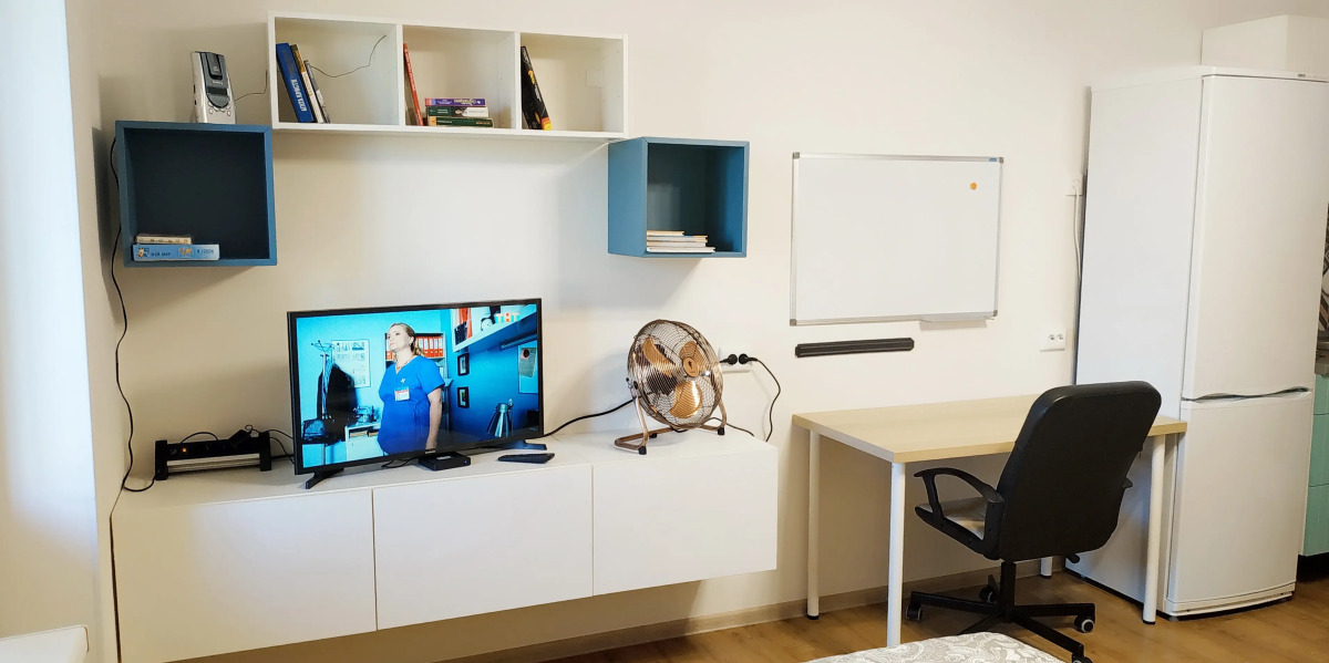 Квартира Современная студия в пешей доступности от метро