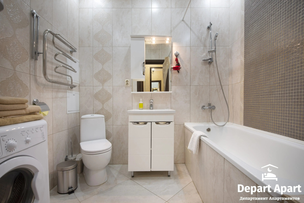 Апартаменты Евро2 в Самом Центре До 6 Гостей Октябрьская, 181/2  Заселение 24/7