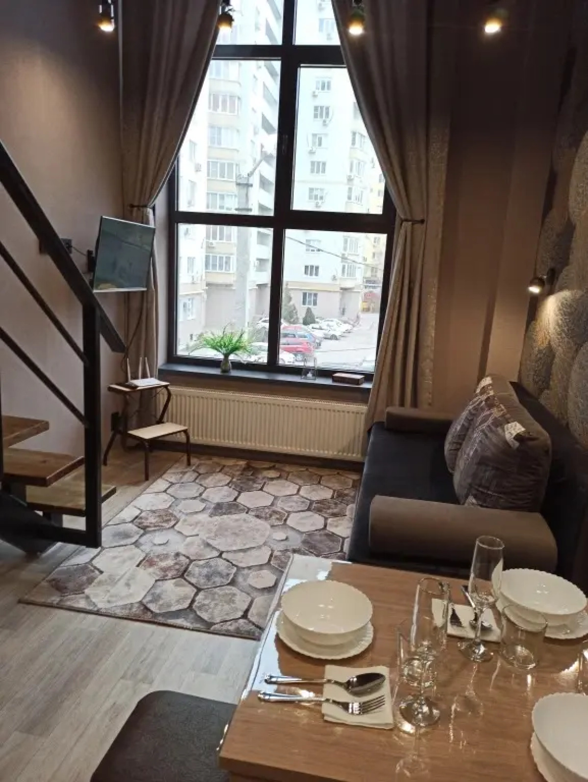 Квартира Двухуровневая Khadi_Home рядом с Комсомольской Набережной