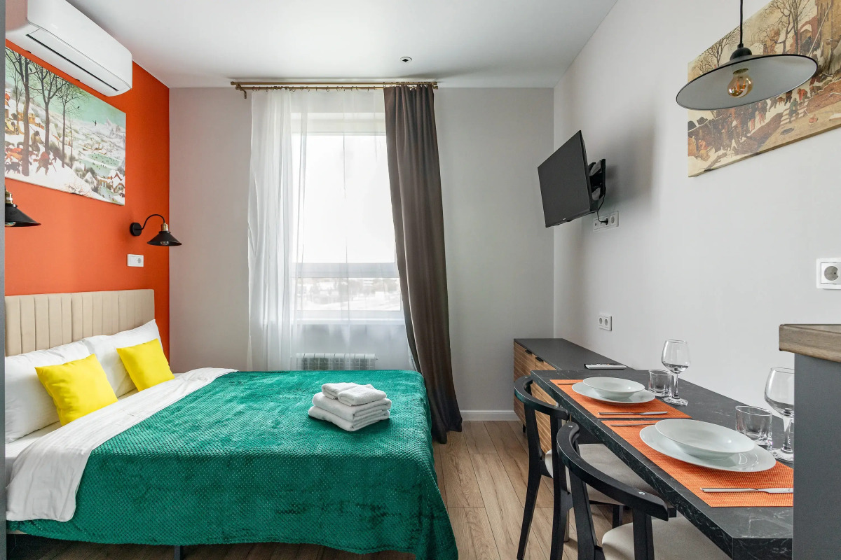 Апартаменты InHome24 Стильные и яркие в ЖК Движение Тушино