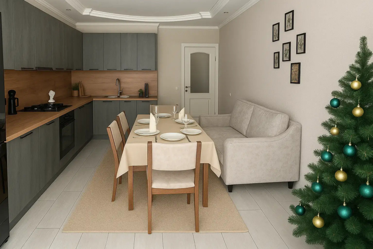 Квартира Двухкомнатная квартира на Дзусова