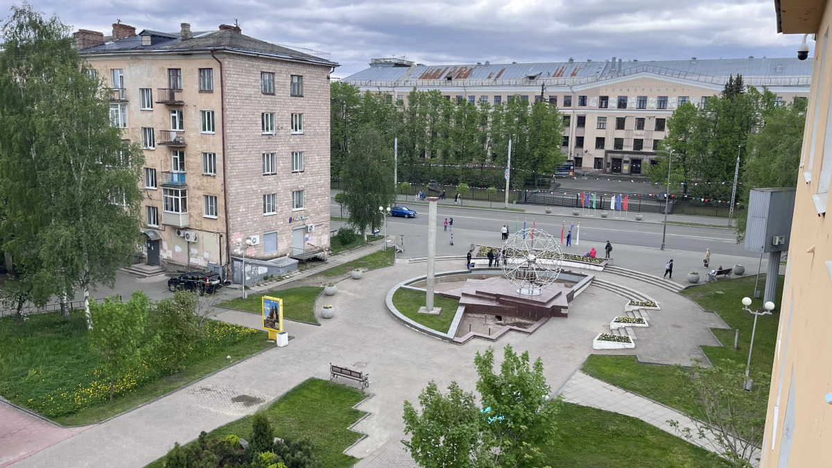 Квартира Уютная евродвушка у фонтана в центре рядом с вокзалом.