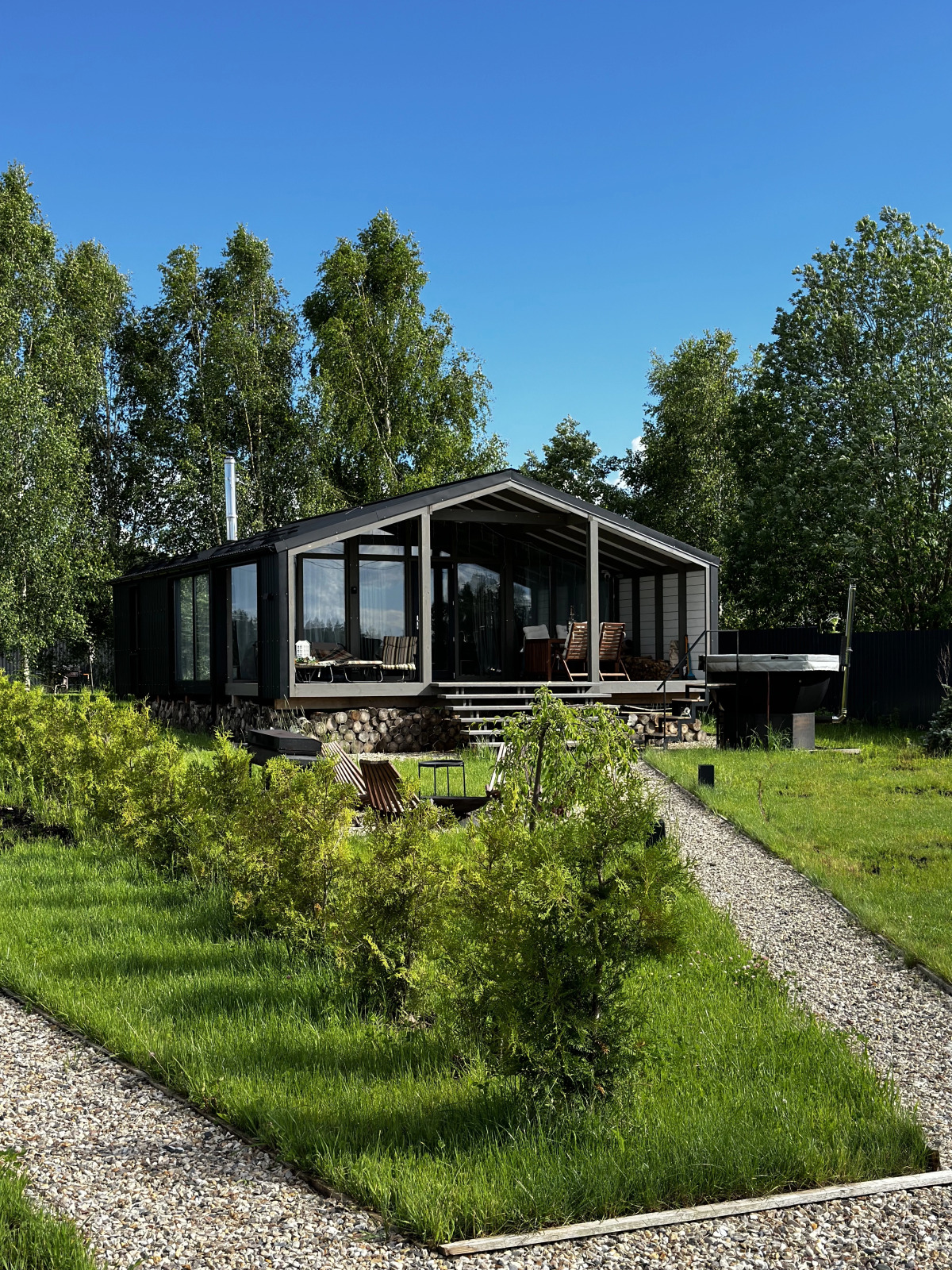 Частный Дом Two House River 1+1 с уличным СПА