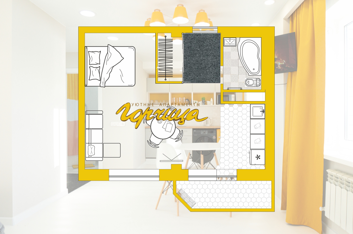 Апартаменты Горчица-2