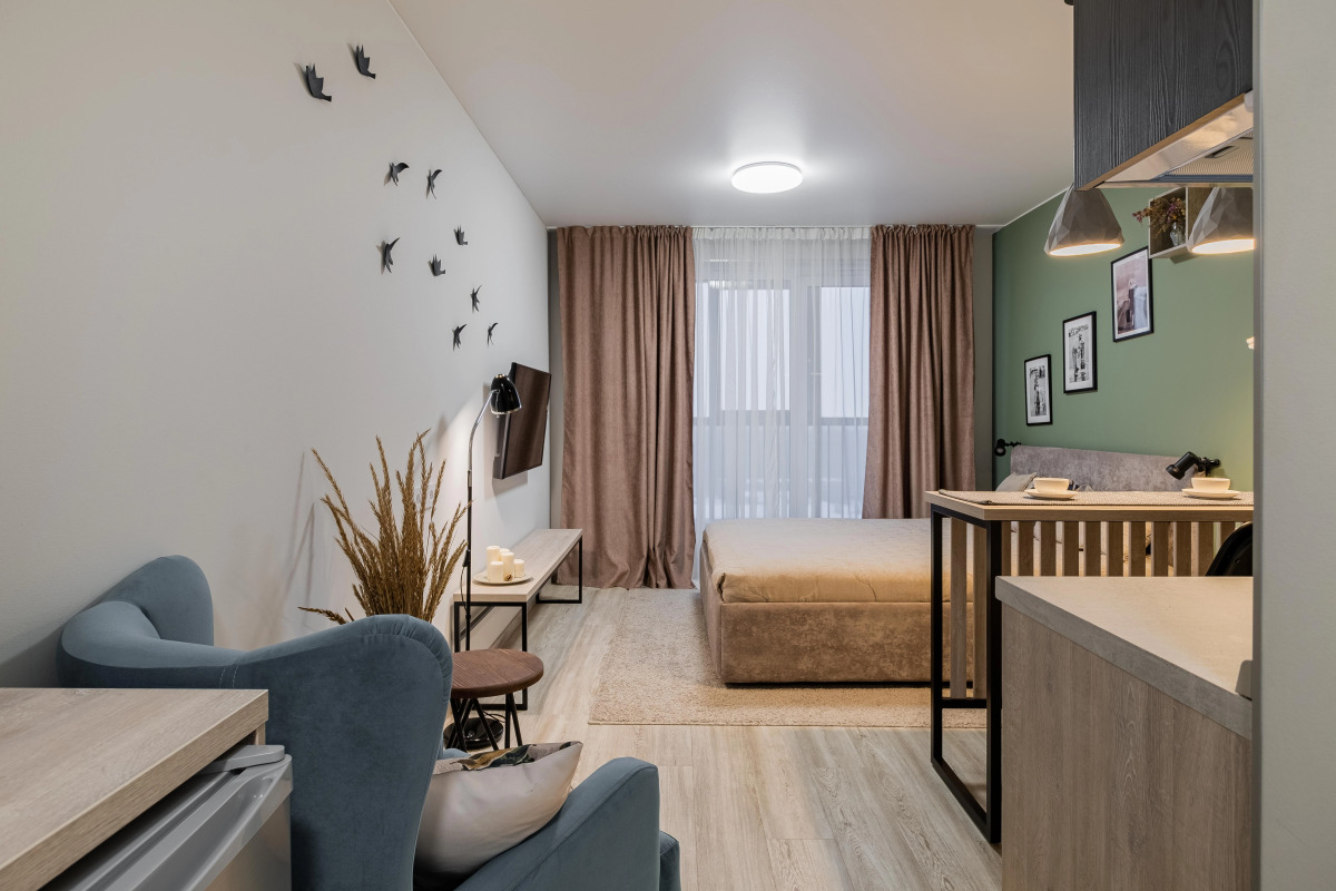 Апартаменты Студия Метро Бухарестская