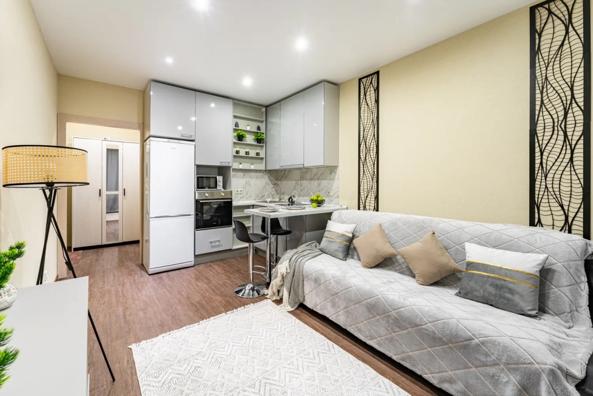 Апартаменты-студия возле метро Стахановская