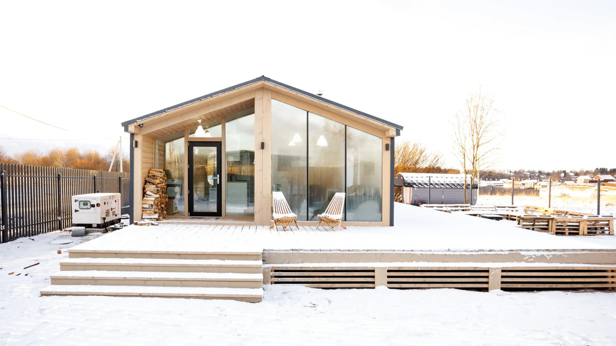 Частный дом семейный с баней