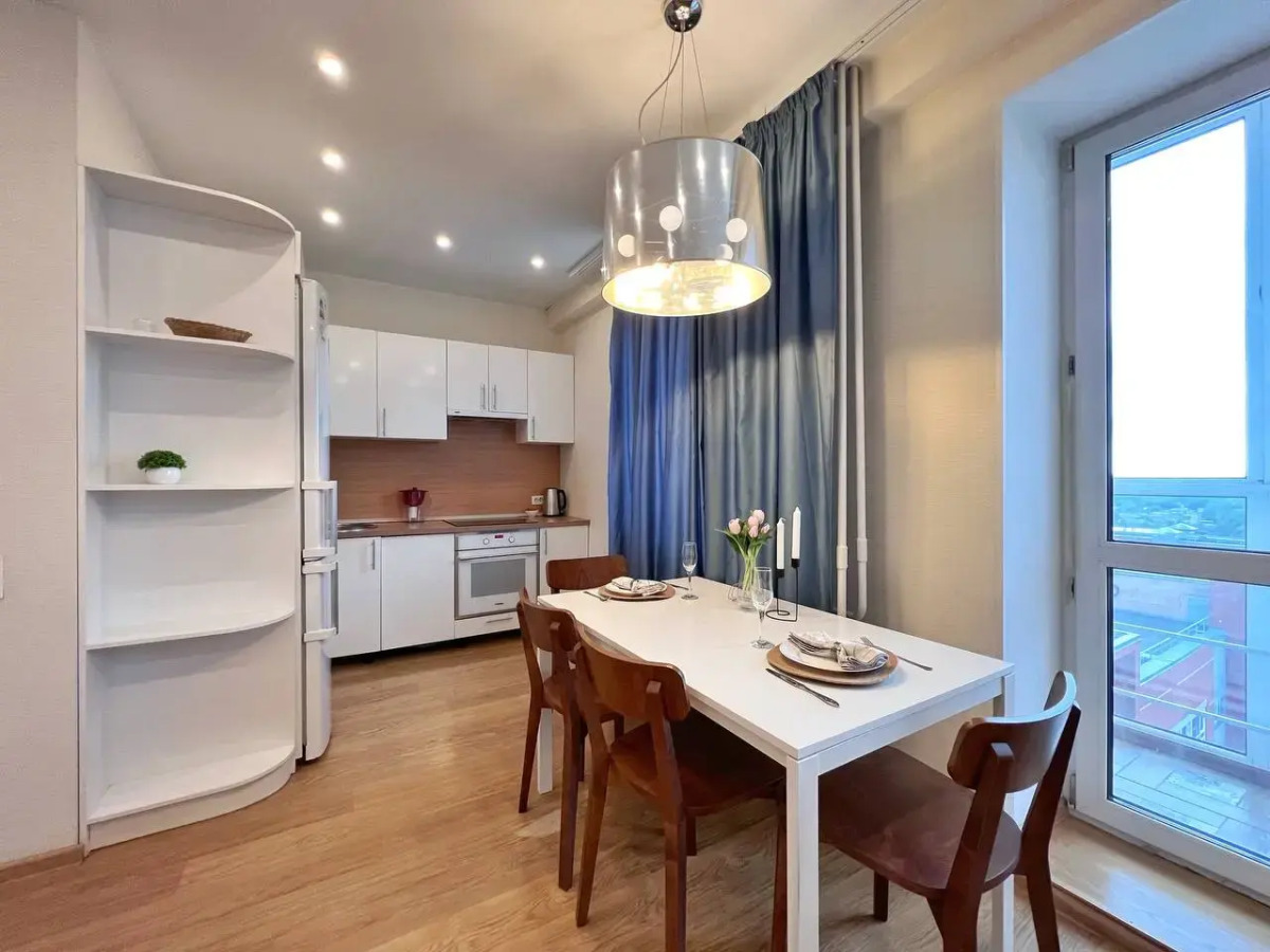 Квартира Уютная 2-к квартира рядом с Филармонией с красивым видом на город