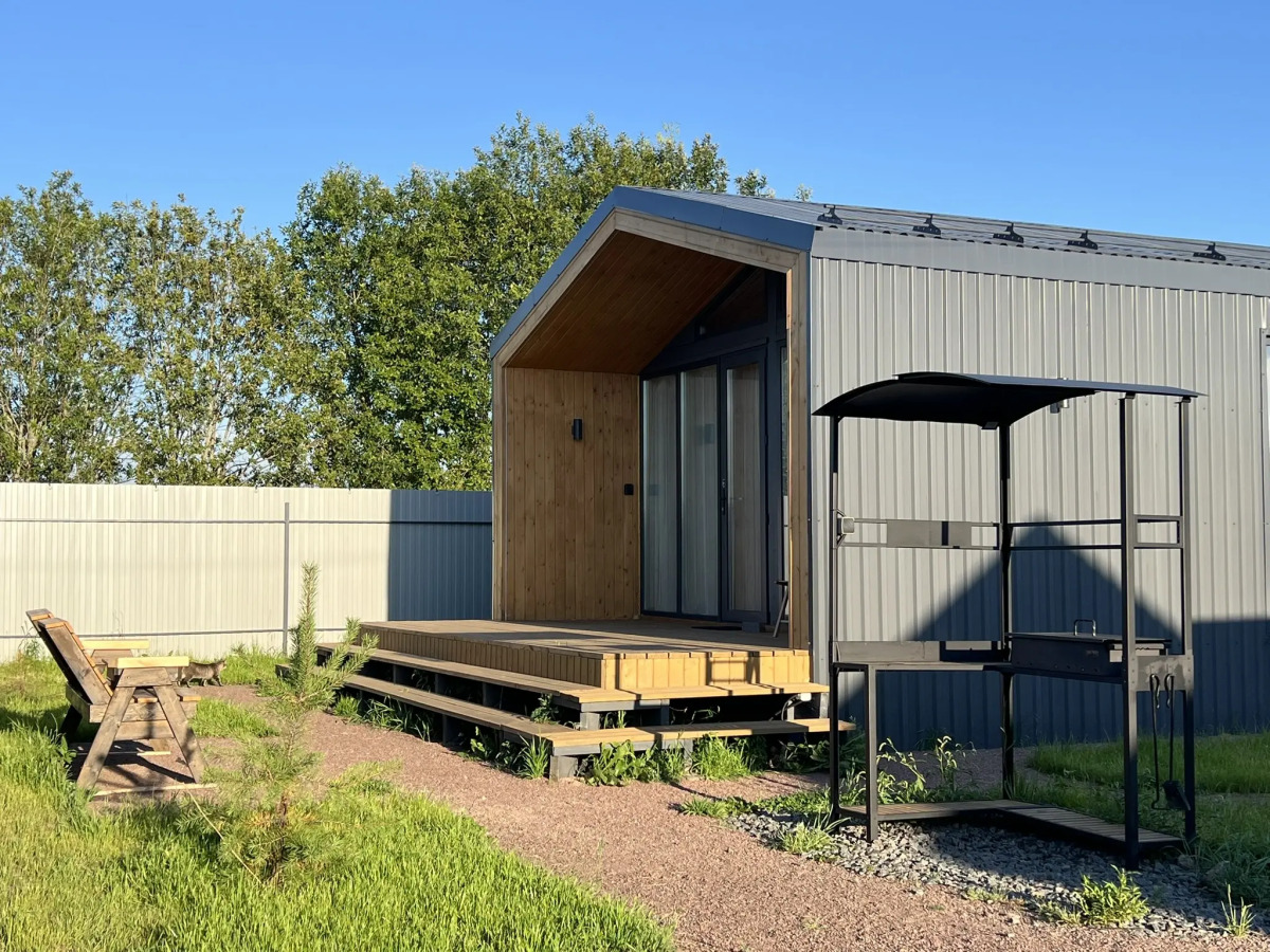 Частный дом с баней на дровах загородный