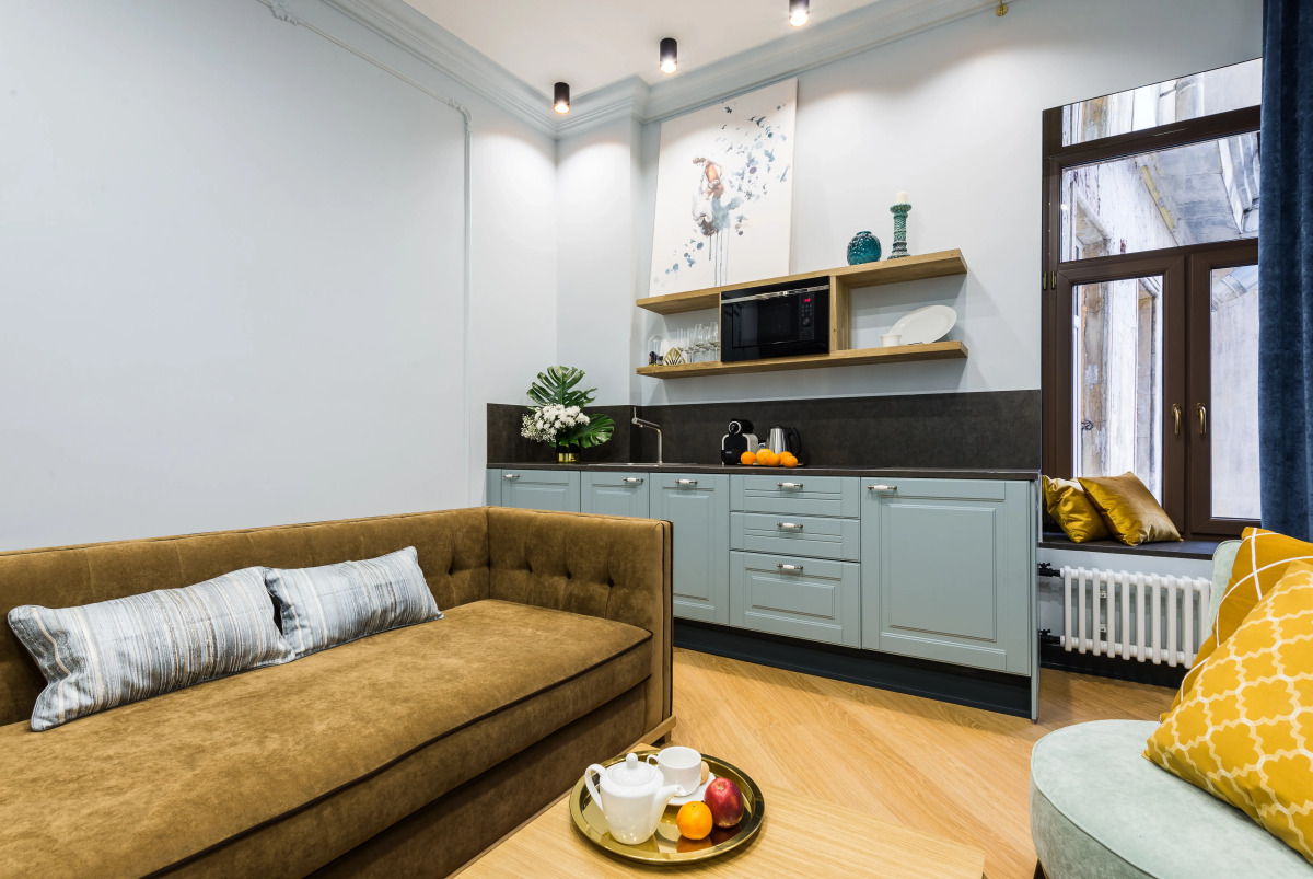 Апартаменты D на Рубинштейна с одной спальней №6