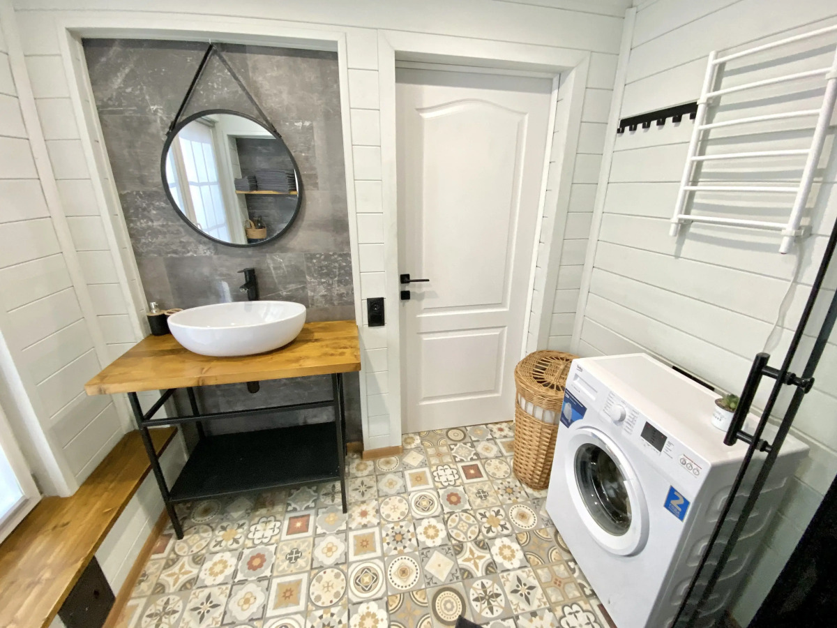 Частный Дом Бревенчатый Дом в Соснах