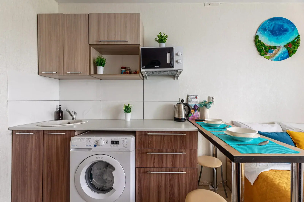 Квартира студия стильная ChistoFamily в сердце Зеленодольска