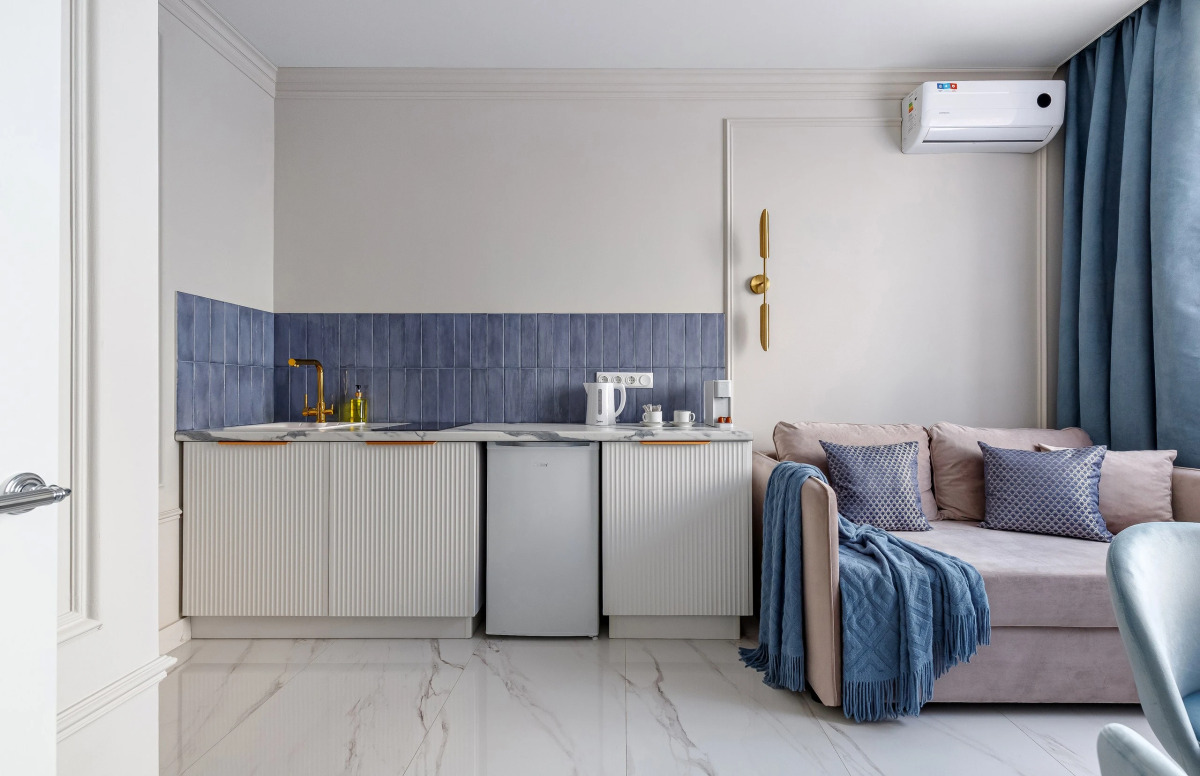 Апартаменты Любимово Голубой