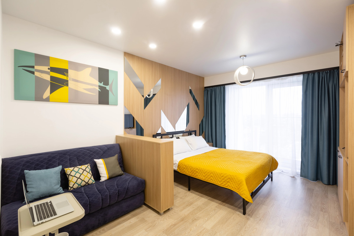 Квартира Студия с Панорамным Остеклением в Элитном ЖК Ocean City Пушкинская 265