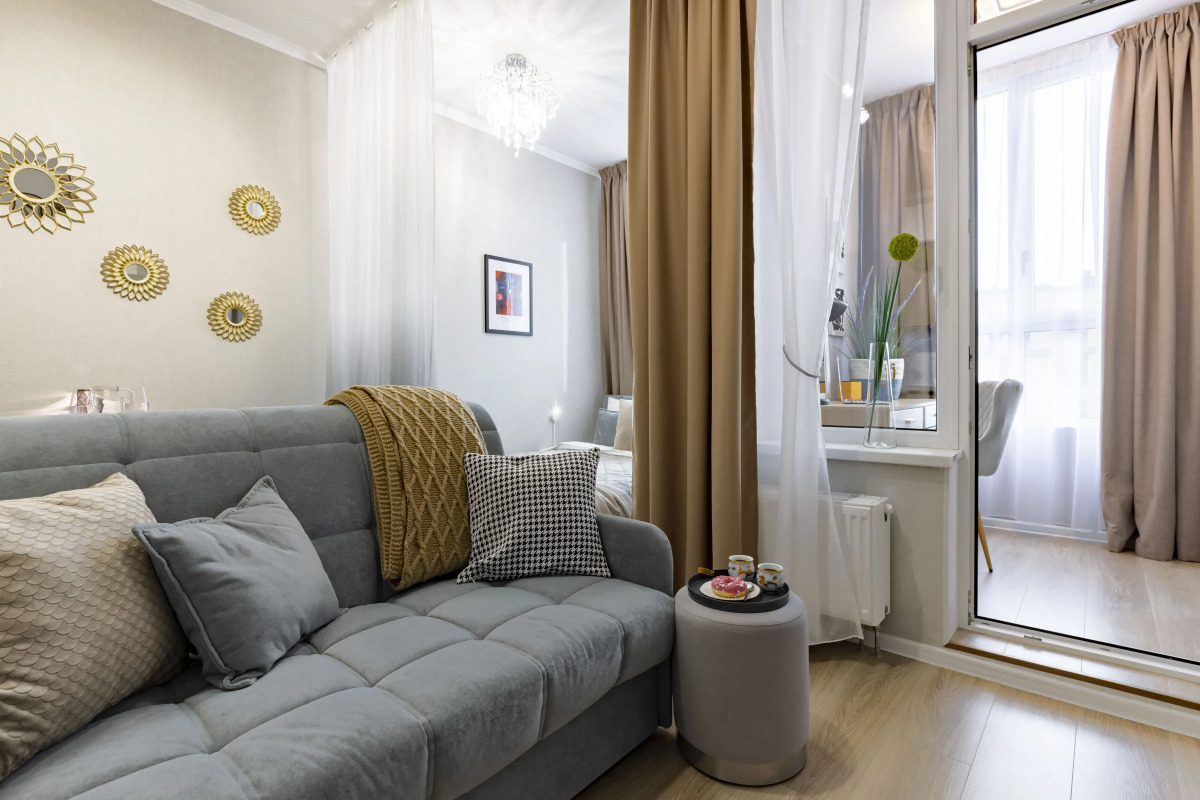 Квартира Уютная дизайнерская студия рядом с Экспофорумом Спб