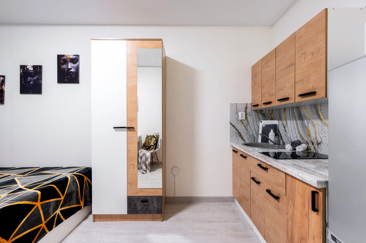 Апартаменты Уютная студия рядом с м. Девяткино