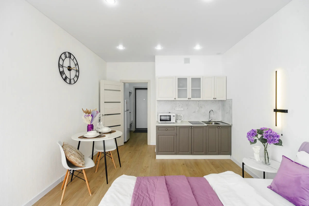 Квартира на 24 этаже с панорамным видом на две реки