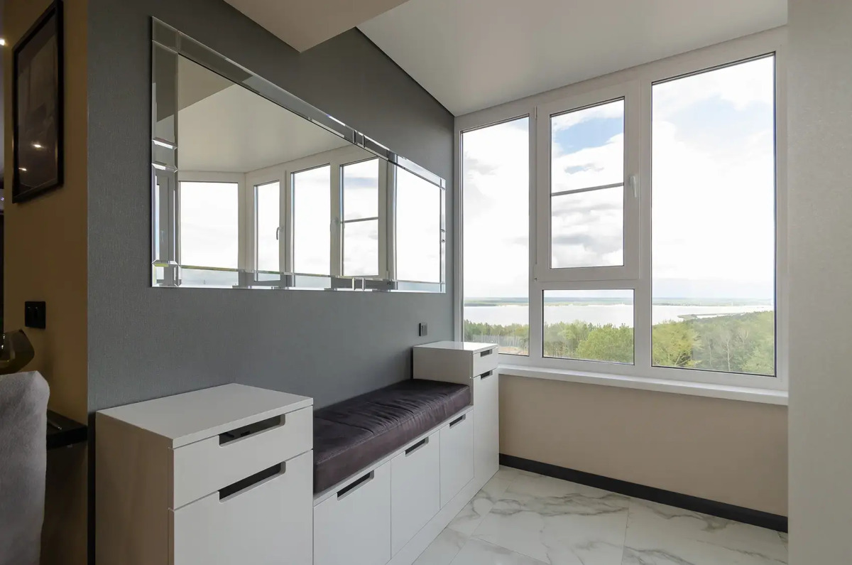 Квартира Изящная 1 комнатная с видом на Волгу