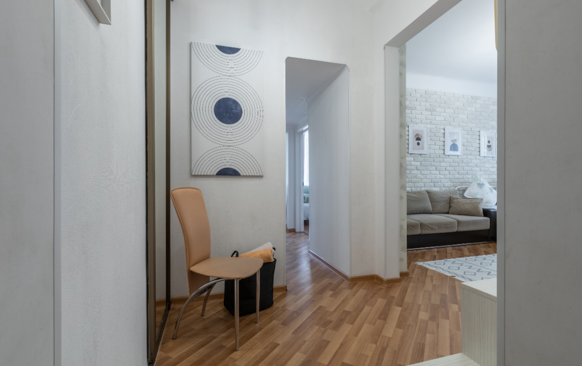 Квартира Трехкомнатная квартира с видом на город